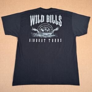 Vintage Wild Bills Airboat Tours Shirt OSG Swamp Gangster Florida Jerzees 2XL